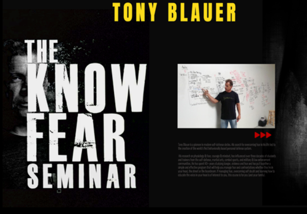 Tony Blauer’s – Know Fear Seminar