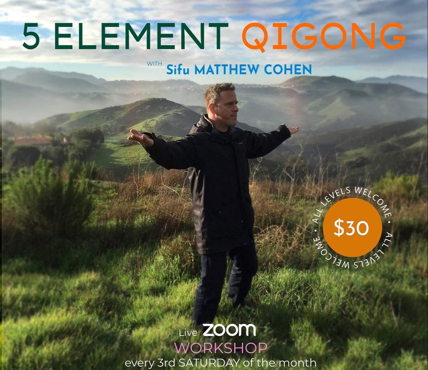 Sifu Matthew Cohen – Sacred Energy Arts Qigong – Module 1 – 7 11