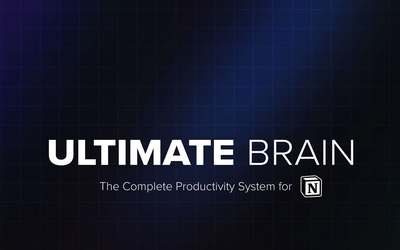 Thomas Frank – Ultimate Brain (Notion)